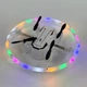Дрон з LED підсвічуванням і пультом керування Mini Drone, ігровий акумуляторний квадрокоптер на радіоуправлінні 2.4 ГГц з обертовим кільцевим кольоровим світлом, для дітей та дорослих Білий, BK-2-White - зображення 13