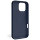Чехол Fiji Silicone Case для Apple iPhone 16 Pro бампер накладка Soft Touch с микрофиброй Dark Blue - изображение 2