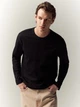 Лонгслив мужской H&M 271029317 M Черный (2727000093945) - изображение 1