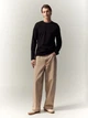 Лонгслив мужской H&M 271029317 M Черный (2727000093945) - изображение 2