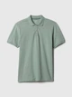 Поло длинное мужское GAP 556942215 2XL Зеленое (1159844349) - изображение 4
