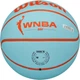 Баскетбольный мяч Wilson WNBA DRV голубо-оранжевый Размер 6 WTB4809XB06 - изображение 6
