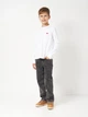Подростковая футболка с длинными рукавами для мальчика Levi's Lvb L/S Batwing Chesthit Tee 9EC706-001 140-146 см (3665115291803) - изображение 3