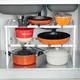 Кухонная полка для харнения посуды регулируемая 38-70 см KITCHEN RACK - изображение 2