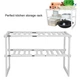 Кухонная полка для харнения посуды регулируемая 38-70 см KITCHEN RACK - изображение 3