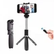 Селфи палка штатив тренога для телефона Bluetooth с пультом Selfie Stick L01 Черный - изображение 2