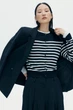 Кардиган женский H&M 270579541_blackwhite M Черный с белым (2727000094294) - изображение 4