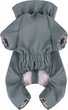 Дождевик для собак WAUDOG Clothes водонепроницаемый M45 В5-60 см С7-40 см Серый (198811collar) - изображение 3
