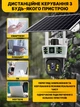Уличная WiFi-камера с солнечной панелью оснащенная двумя объективами и функцией поворота на 360°, цветное ночное видение, двусторонняя аудиосвязь, Белая - изображение 3