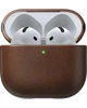 Чехол Nomad Modern Leather Brown для Airpods 4th Gen (NM014599858) - изображение 1