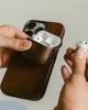 Чехол Nomad Modern Leather Brown для Airpods 4th Gen (NM014599858) - изображение 6