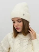 Шапка Malisa Наомі 15-1836-AA-95 One Size Молочная - изображение 1