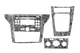 Накладки на панель для Opel Zafira B 2005-2011 (цвет: Карбон) - изображение 3