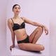 Классический хлопковый бюстгальтер Thirdlove Pima Cotton T-Shirt Bra - черный - 75А1/2 - изображение 2