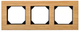 Рамка потрійна Liregus Epsilon Oak Wood (K14-245-03 E/OW) - зображення 1