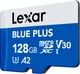 Карта памяти Lexar Blue Plus microSDXC 128GB UHS-I U3 V30 (LMSBLPL128G-BNANG) - изображение 3