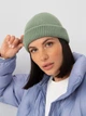 Вязаная шапка Мини-бини (Монатик) One-size Фисташковый - изображение 13