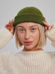 Вязаная шапка Мини-бини (Монатик) One-size Светлый-хаки - изображение 3