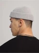 Вязаная шапка Мини-бини (Монатик) One-size Светло-серый - изображение 10