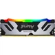 Модуль пам'яті для комп'ютера DDR5 16GB 7200 MHz Renegade RGB Black/Silver Kingston Fury (ex.HyperX) (KF572C38RSA-16) - изображение 1