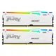 Модуль пам'яті для комп'ютера DDR5 64GB (2x32GB) 6400 МГц Beast White RGB EXPO Kingston Fury (ex.HyperX) - зображення 1