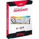 Модуль пам'яті для комп'ютера DDR5 48GB (2x24GB) 8400 MHz Renegade RGB White/Silver Kingston Fury (ex.HyperX) (KF584CU40RWAK2-48) - изображение 5