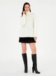 Свитер вязаный теплый оверсайз женский Pierre Cardin G022SZ0TK-000-2106109 L Бежевый (8683858373056) - зображення 3