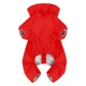 Дощовик для собак WAUDOG Clothes водонепроникний червоний, S 40 - зображення 2