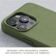 Чохол Njord Suede MagSafe Case для iPhone 15 Pro Оливковий (NA53SU06) - зображення 2