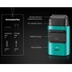 Електробритва VGR V-307 GREEN шейвер, подвійне лезо, 2000mAh, 9000 RPM - зображення 6