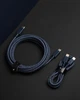 Кабель Native Union Belt XL USB-C to USB-C Navy 3 м (BELT-XL-C-NAV-3-NP) - изображение 3
