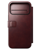Кожаный чехол-книжка Nomad Modern Folio Horween Burgundy для iPhone 17 Pro - изображение 8