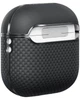 Магнитный чехол Pitaka Aramid Fiber Magnetic Case Plain Black/Grey для AirPods 4th Gen (APM2404) - изображение 3