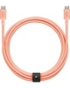Кабель Native Union Belt XL USB-C to USB-C Apricot Crush 3 м (BELT-XL-C-APR-3-NP) - изображение 2