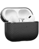 Магнитный чехол Pitaka Aramid Fiber Magnetic Case Plain Black/Grey для Airpods Pro 2nd Gen (APM2401) - изображение 2