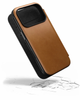 Кожаный чехол-книжка Nomad Modern Folio English Tan для iPhone 17 Pro - изображение 2