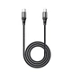Кабель HOCO X50 Type-C to Type-C Exquisito 100W charging data cable(L=2M) Black (6931474734402) - изображение 4
