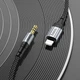 Аудіокабель HOCO UPA26 Fresh digital audio conversion cable iP Black (6942007608817) - зображення 8