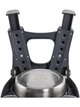 Миска из нержавеющей стали двойная с регулируемыми ножками Dexas Adjustable Height Double Pet Feeder, 2 х 0.96 л, серая - изображение 1