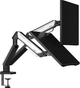 Кронштейн для двох моніторів 17-32" Anda Seat Stealth II Duo Black-White (AD-W-A6D-2S-BW) - зображення 6