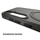 Чехол для Samsung Galaxy S24 Plus Fruct Back Stand Case with Magsafe Матовый Black - изображение 4