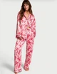 Піжама Сатинова (сорочка + штани) Victoria's Secret Glazed Satin Long PJ Set L Regular Рожевий (2681655D) - зображення 1