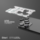 Захисне скло Etteri Camera Lens Protector для Apple iPhone 16 Pro / 16 Pro Max Black (5907504523798) - зображення 3