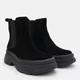 Женские демисезонные челси замшевые высокие Ashoes 461/2 0100 39 25 см Черные (ROZ6501006043) - изображение 3