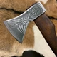 Топор ручной работы Фенрир сталь 65Г Gorillas BBQ туристический охотничий топор для охоты рыбалки кемпинга бушкрафта топор для рубки дров подарочный топор с деревянным топорищем из ясеня TR4 - изображение 4