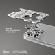 Захисне скло Etteri Camera Lens Protector для Apple iPhone 16 Pro / 16 Pro Max Silver (5907504523958) - зображення 5