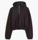 Худи H&M Zip-Top Sports Hoodie Black 1105174001 L - изображение 1
