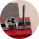Плашка Intertool M8 шаг 1.25 мм сталь 9XC DIN233 (000015292) - изображение 6
