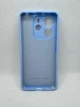 Чехол Silicone Cover Full для Xiaomi Redmi Note 14 4G Global Светло-голубой - изображение 2