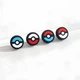 Набір з 4 накладок на стіки для PlayStation Vita Pokeball Blue/Red - зображення 2